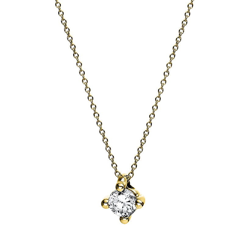 Necklace 4 prongs 14 kt gold