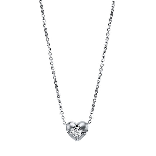 Necklace 18 kt WG heart