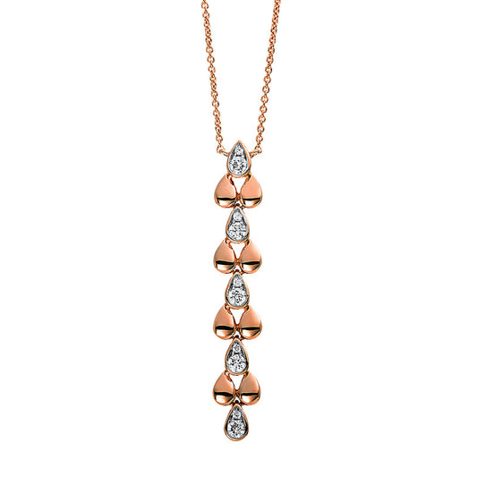 Collier 18 kt RG