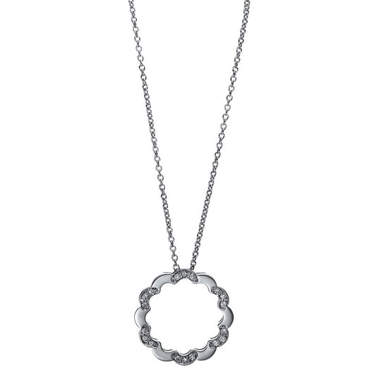 Necklace 18 kt WG circle