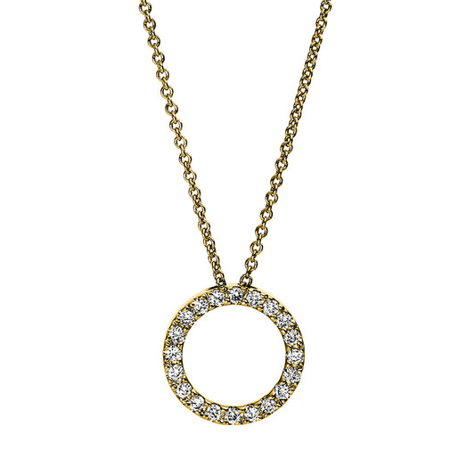 Necklace 18 kt GG circle