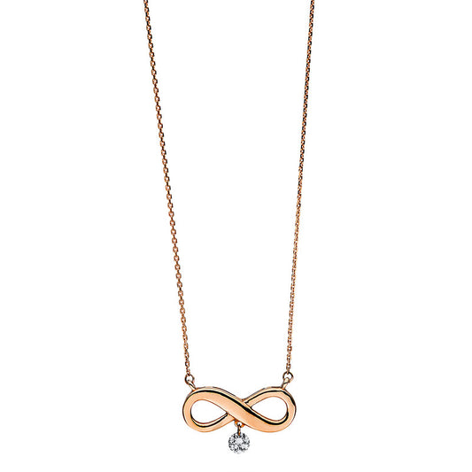 Necklace 18 kt RG Infinity