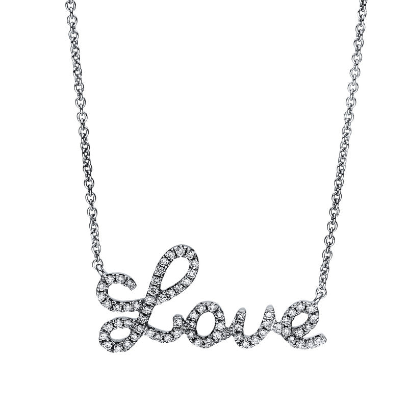 Necklace 18 kt WG love