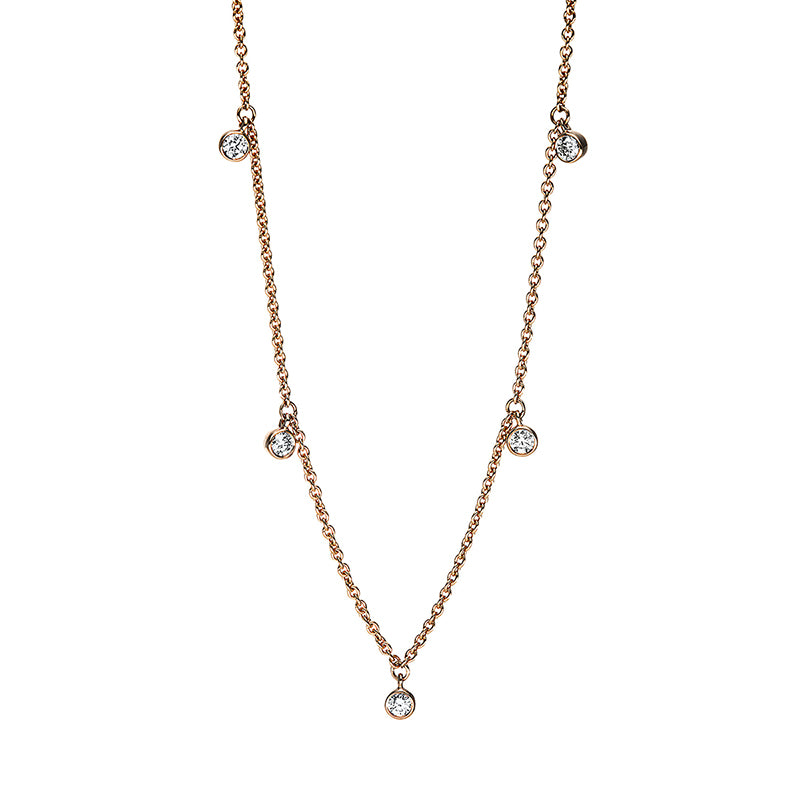 Collier 18 kt RG