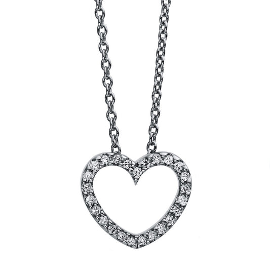 Necklace 18 kt WG heart