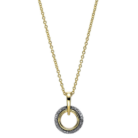 Necklace 18 kt GG circle, with eyelet