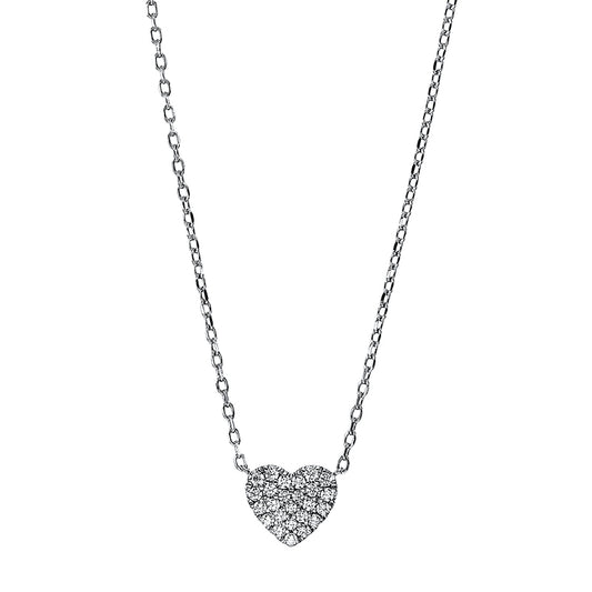 Necklace 18 kt WG heart