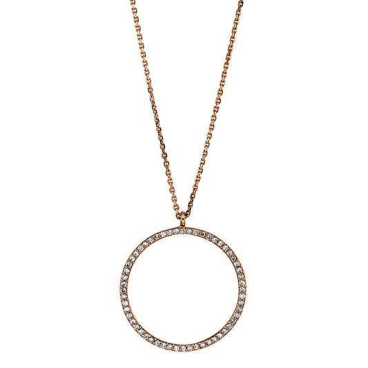 Collier 14 kt RG Kreis