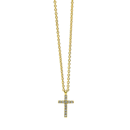 Necklace 18 kt GG cross