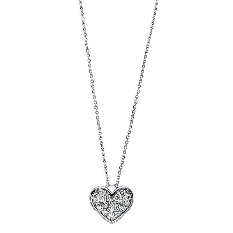 Necklace 18 kt WG heart