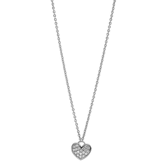 Necklace 18 kt WG heart