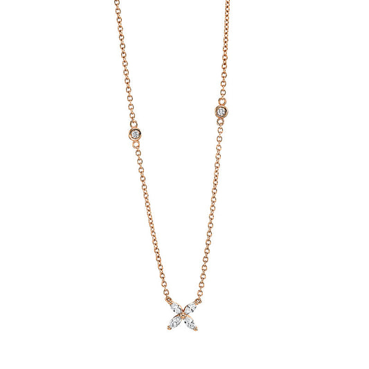 Collier 18 kt RG