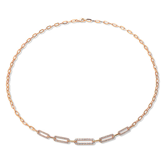 Collier 18 kt RG