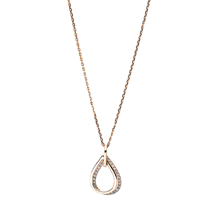 Necklace 18 kt RG, with eyelet