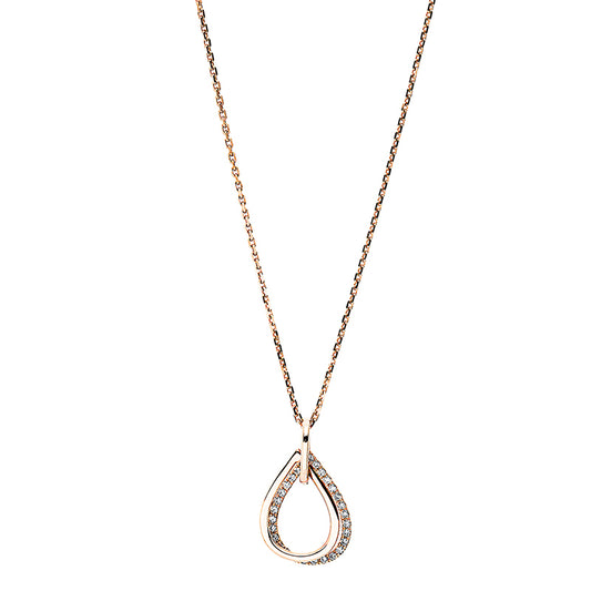 Necklace 18 kt RG, with eyelet