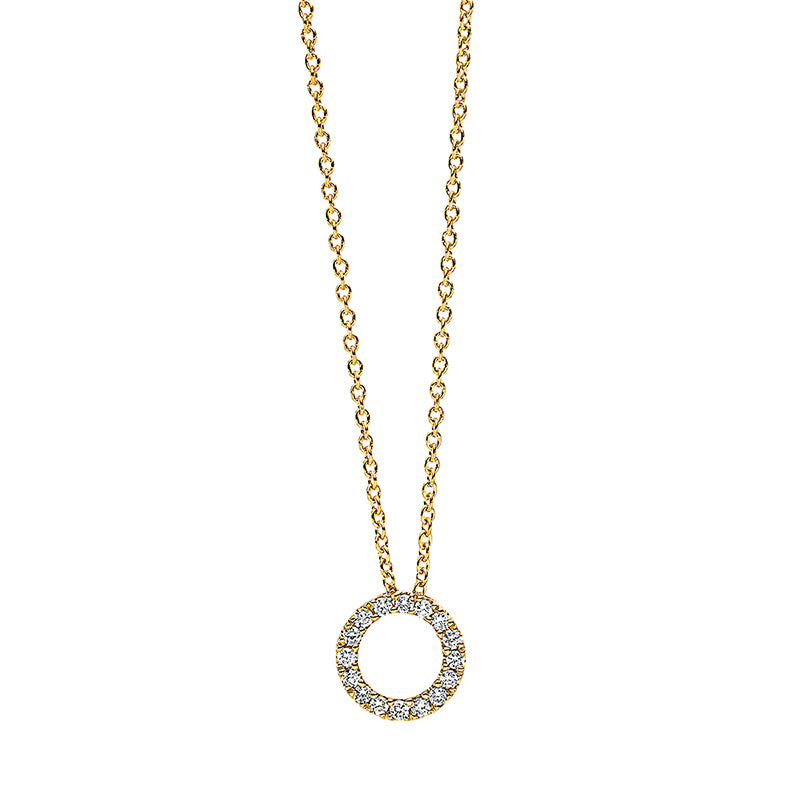 Necklace 18 kt GG circle