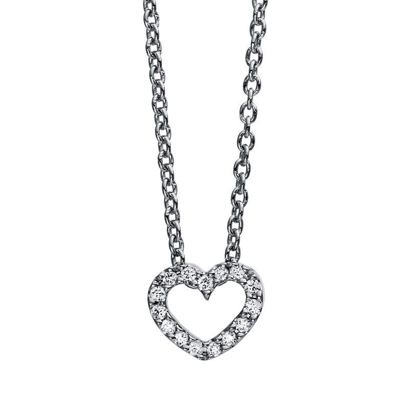 Necklace 18 kt WG heart