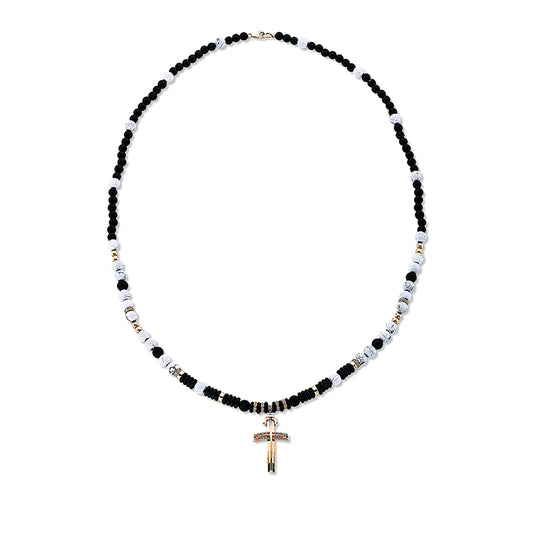 Collier 18 kt RG Kreuz