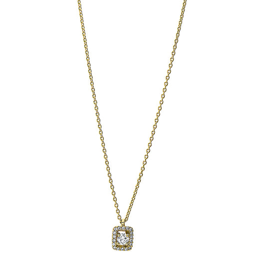 Necklace 18 kt gold, with eyelet