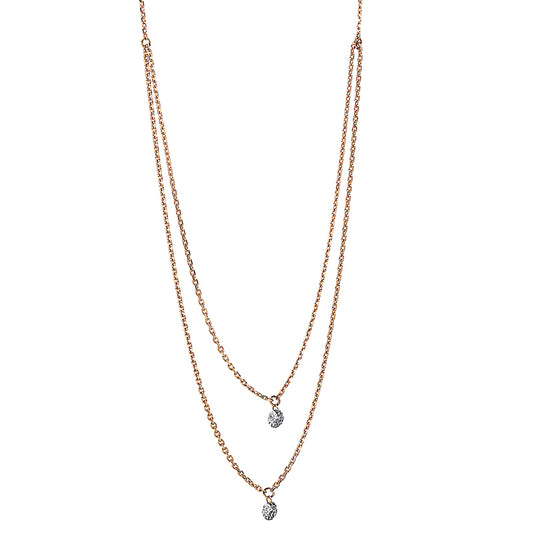 Collier 18 kt RG