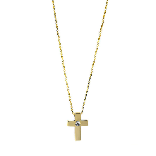 Necklace 18 kt GG cross