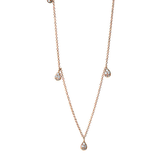 Collier 18 kt RG