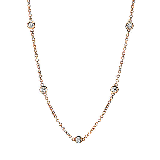 Collier 18 kt RG