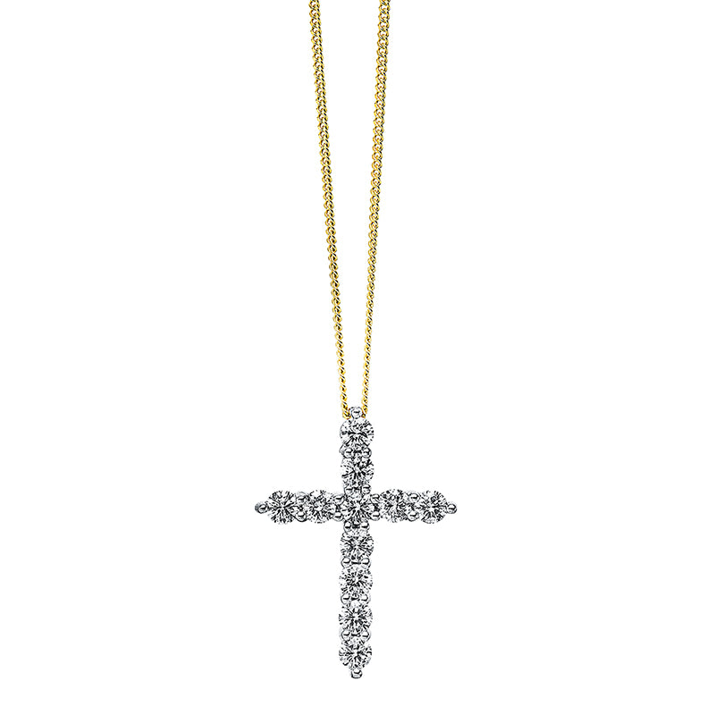 Necklace 18 kt GG cross