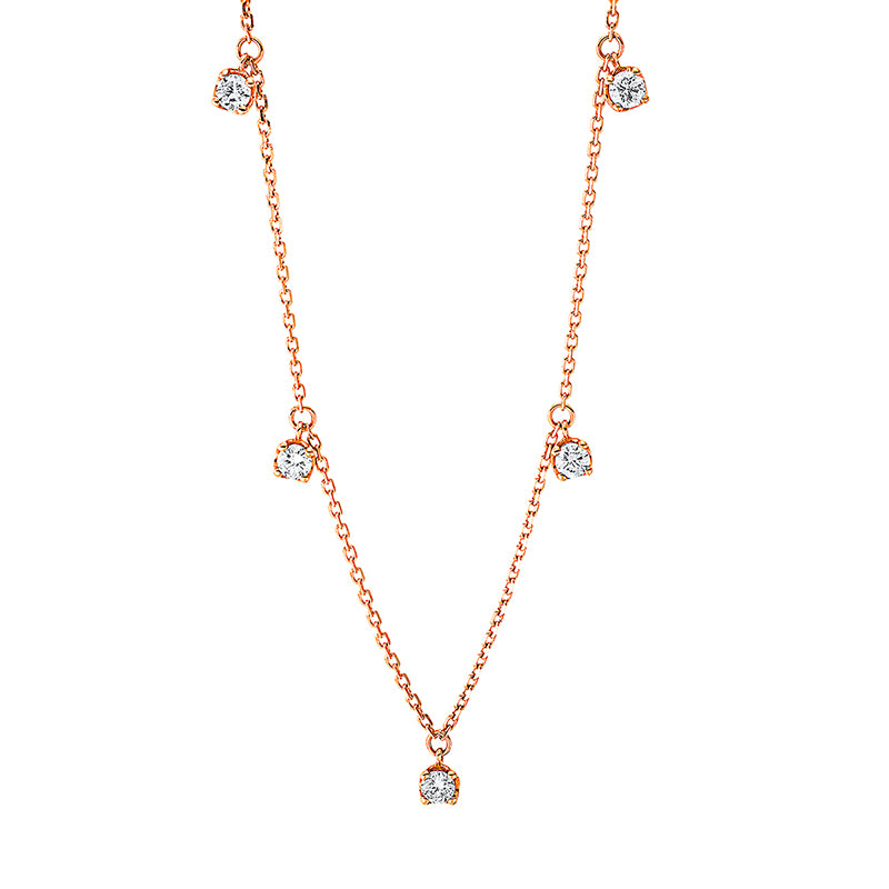 Collier 18 kt RG