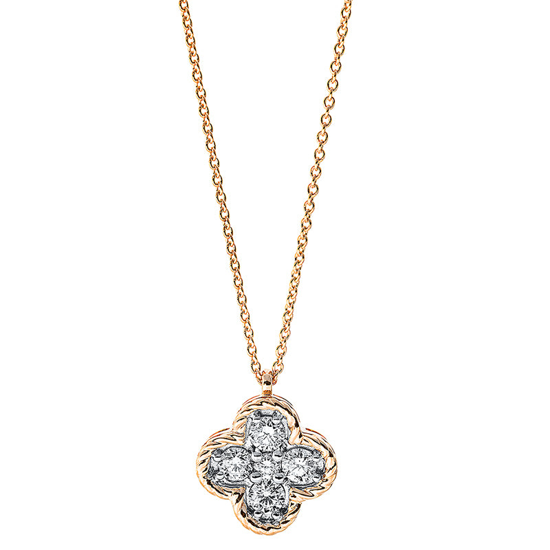 Collier 18 kt RG