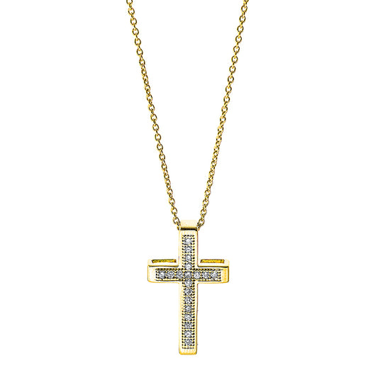 Necklace 18 kt GG cross