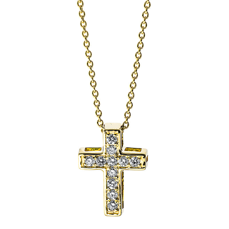 Necklace 18 kt GG cross