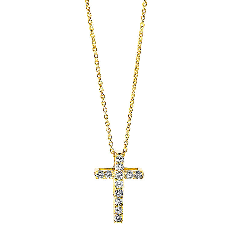 Necklace 18 kt GG cross