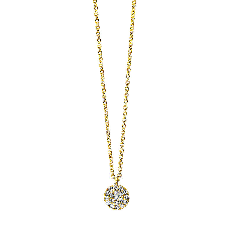 Necklace 18 kt gold, with eyelet