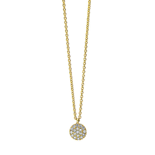 Necklace 18 kt gold, with eyelet