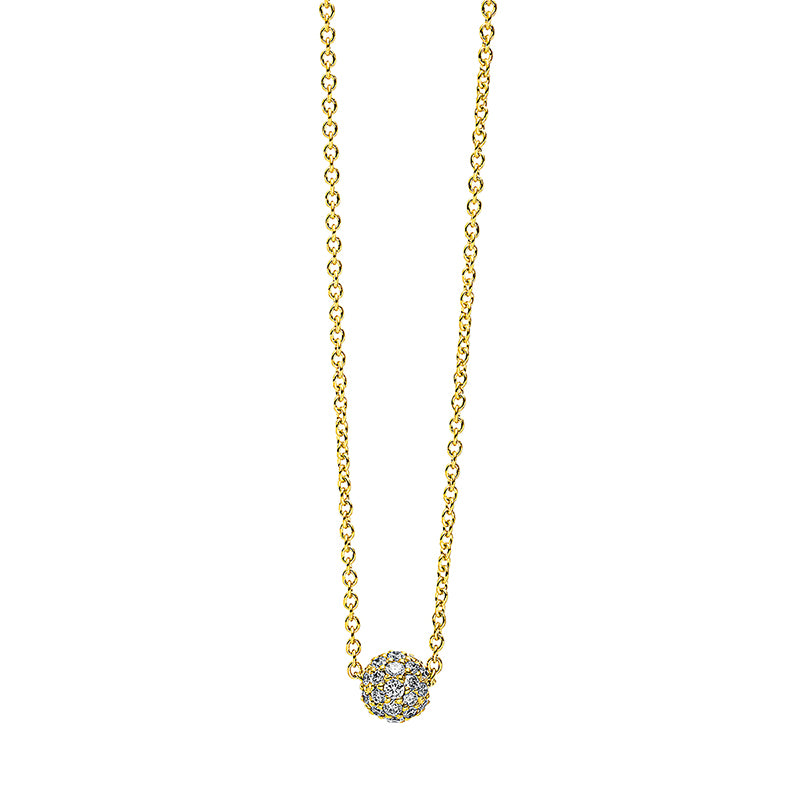 Collier 18 kt GG Kugel