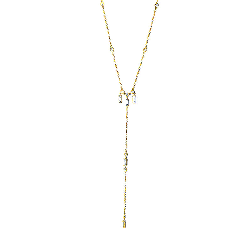 Necklace 18 kt gold, with ZÖ 45.7 cm + 448.3 cm