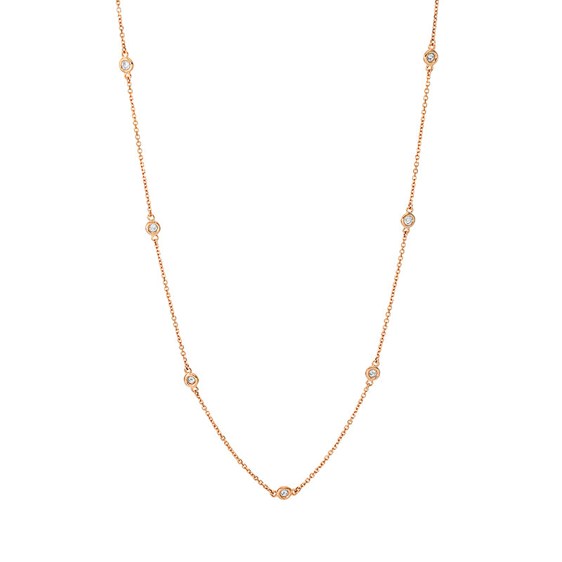 Collier 18 kt RG