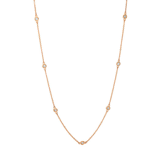 Collier 18 kt RG