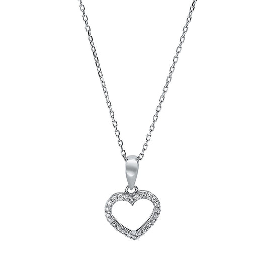 Necklace 18 kt WG heart