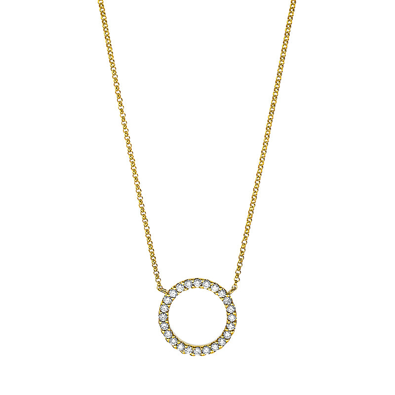 Necklace 18 kt GG circle