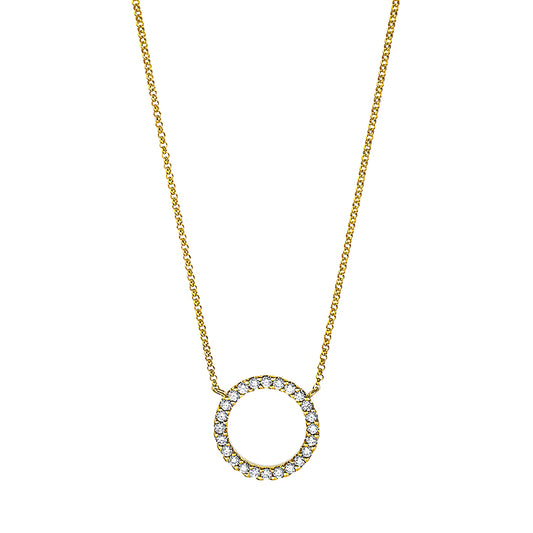 Necklace 18 kt GG circle