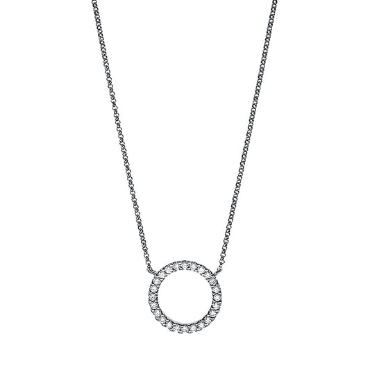 Necklace 18 kt WG circle