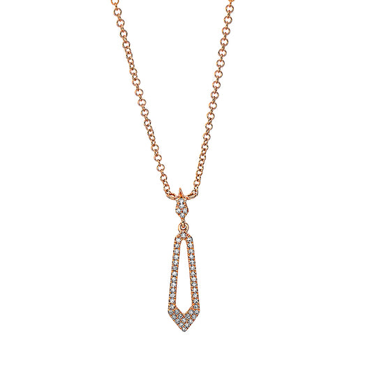 Collier 18 kt RG