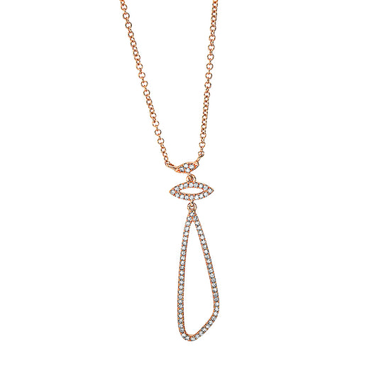 Collier 18 kt RG