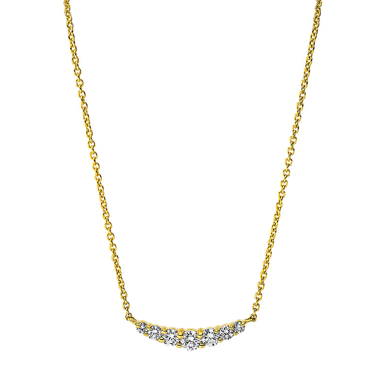 Collier 18 kt GG, mit ZÖ 42 cm