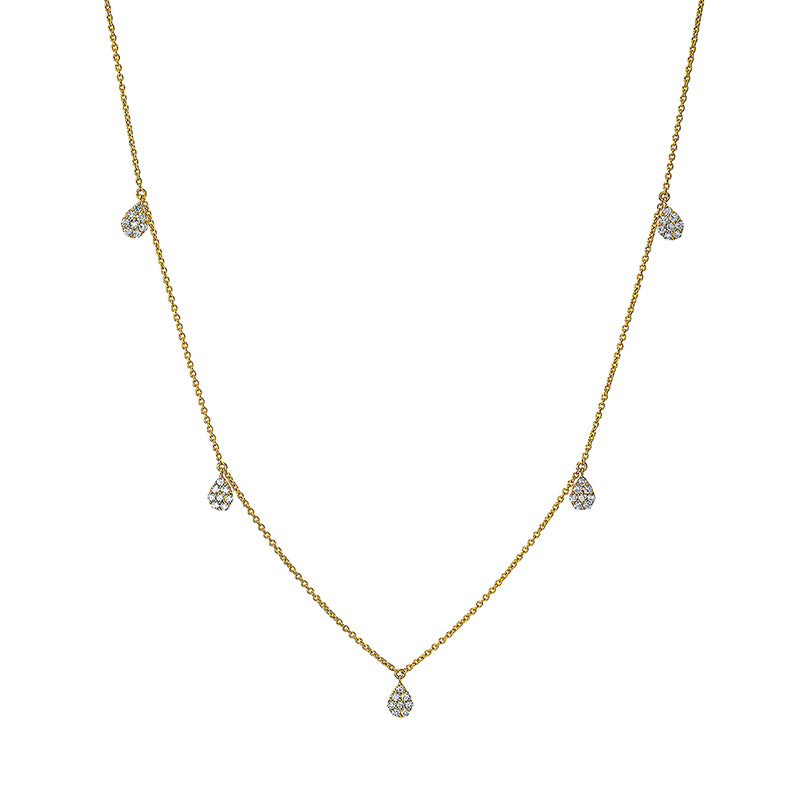 Collier 18 kt GG, mit ZÖ 42 cm