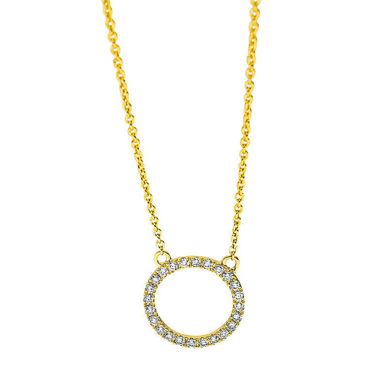 Necklace 18 kt GG circle