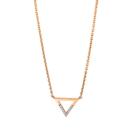 Collier 18 kt RG