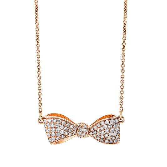 Collier 18 kt RG Schmetterling